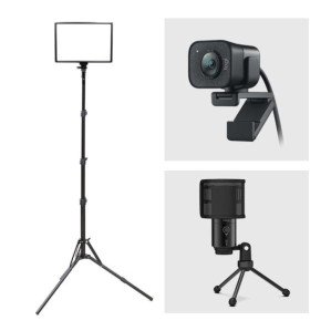 [오토케] 넘버원 세트 큐브라이트45 17인치 와이드 LED 조명/로지텍 스트림캠/FIFINE K433A > 영상가전