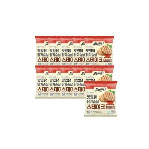 랭킹닭컴 맛있닭 닭가슴살 스테이크 오리지널 100g 10 +1팩 (총11팩)